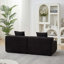Canapé courbé modulaire en chenille avec coussins pour une utilisation multi-espace-1034760614