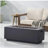 40" outdoor 40,000 BTU rectangular MgO concrete propane fire pit, lid not included-575824880
