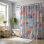 Motifs géométriques adoucis - Rideau de douche Premium-27269553