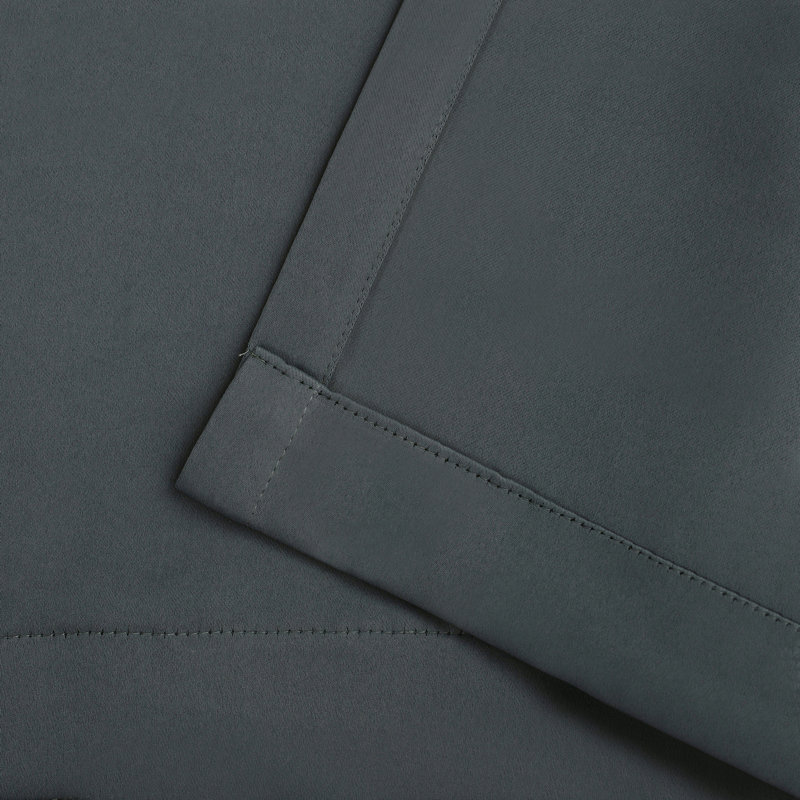 Paire de rideaux obscurcissant avec œillets Millendon, Gris, L 26 po x L 84 po