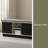 Brett 38.5"W Oak Finish Shoe Cabinet with Sliding Doors – Modern Wooden Entryway Organizer with Adjustable Shelves