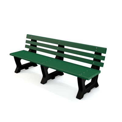 Adams Brooklyn Recycled Plastic Park Bench
