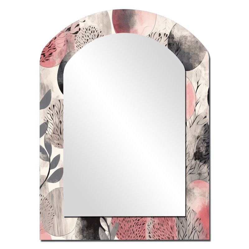 «Pink Grey Minimalims Fludity - Minimalisme», 34 po x 25 po