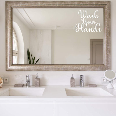 Text & Numbers Non-Wall Damaging Wall Decal