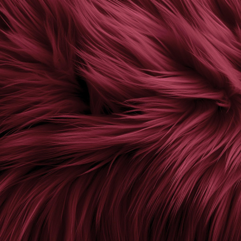 FabricLA Faux Fur Accent Cut with Rounded Edges for Holiday & Christmas Décor, 12" W x 30" L, Bubble Gum