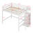 Loft Bed With Built-In Storage Wardrobe And Staircase-3713595