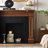 Nordic mid-century style solid wood decorative fireplace-1453998779
