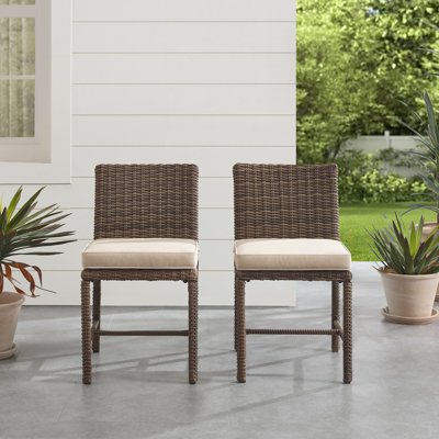Awa Outdoor Dining Side Chair with Cushions