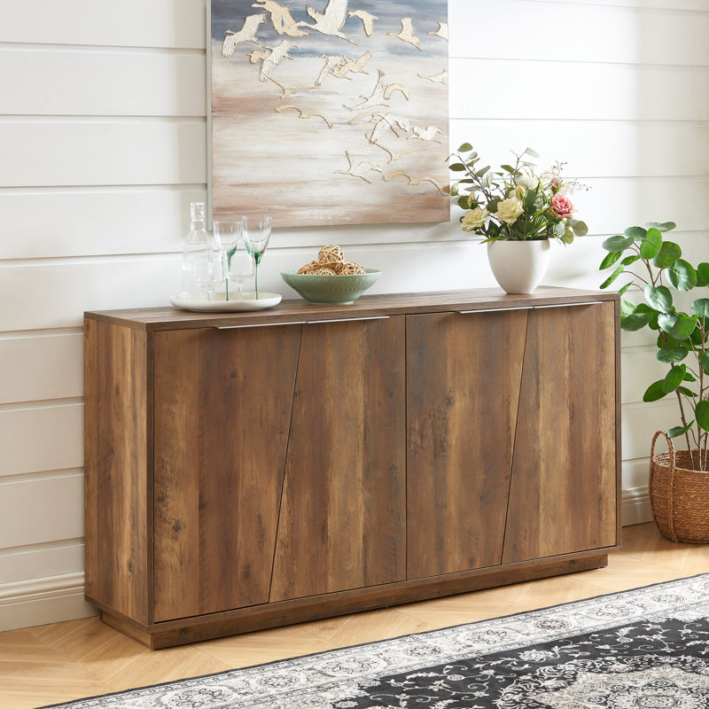 Chrystelle 60'' Sideboard, Rustic Oak