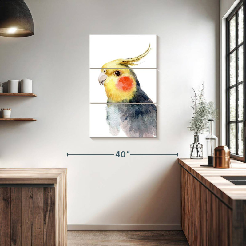 Brampt Cute Parakeet, 38" H x 24" W