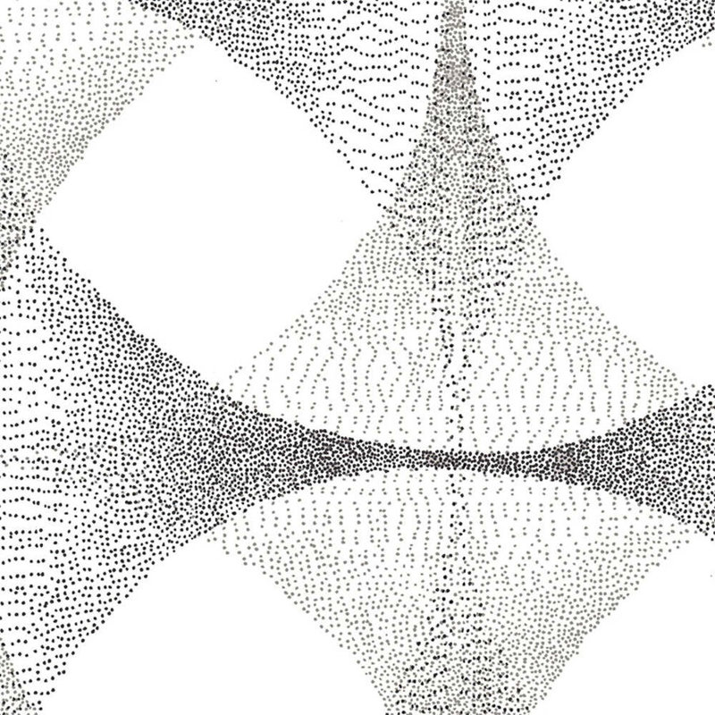 Geometric Wallpaper Double Roll, White
