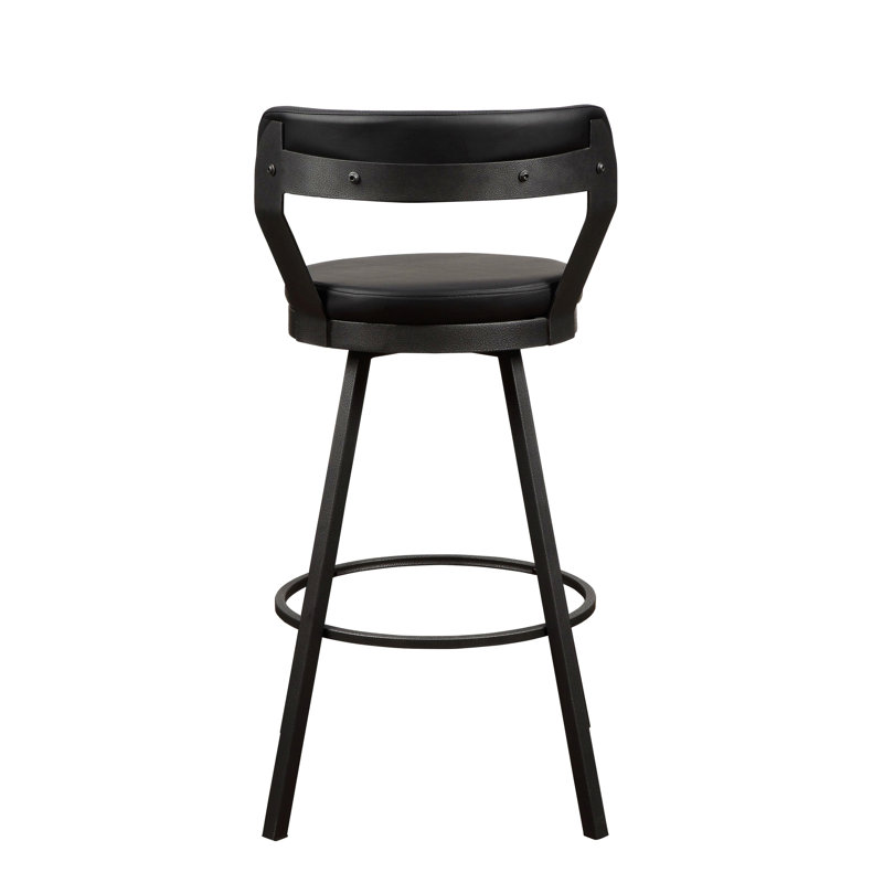 Tabouret de comptoir Niarah 1, Gris foncé