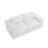 2 - Piece Upholstered Beige Chenille Modular Sectional Sofa with Cushion Back– Fully Compressed, No Assembly Required-1419080478