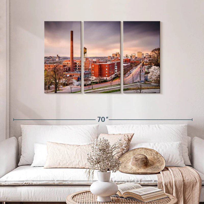 Richmond Virginia Skyline, 28" H x 45" W