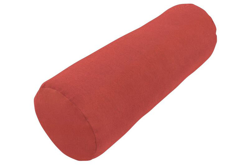 Outdoor Sunbrella Knife Edge Bolster Pillow, Canvas Henna Sunbrella® Canvas