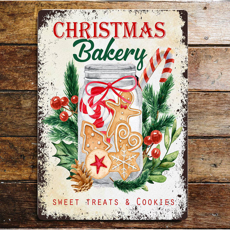 Holiday Wall Decor on Metal