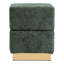 Repose-pieds Munt Chenille avec compartiment de rangement caché-2120613251