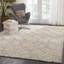 Tapis gris / ivoire touffeté à la main Chism Deco-27429650