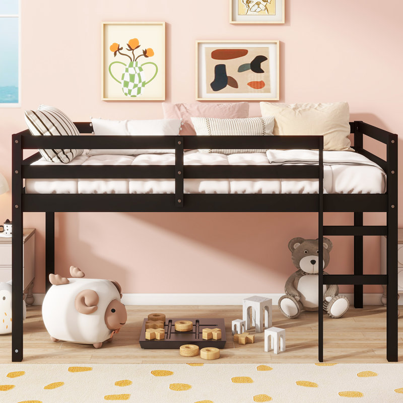 Lit mezzanine simple Orrtanna par Harriet Bee, Noir, Simple