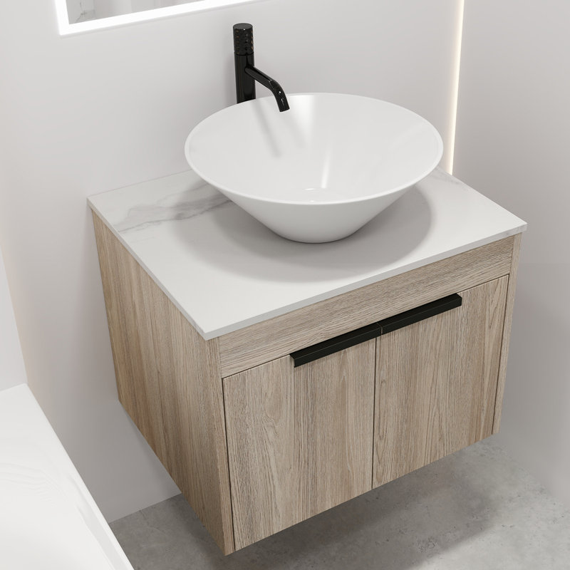 Meuble-lavabo simple avec plateau Retana 23,6 po