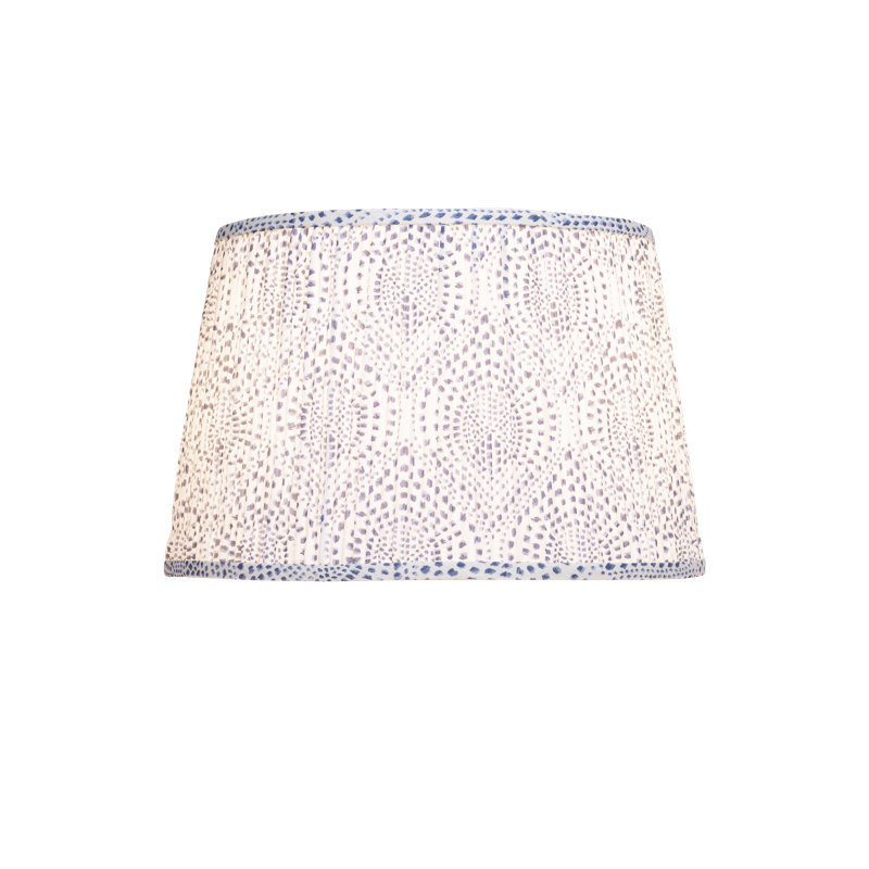 Lenore Empire Lamp Shade, Blue/Ivory