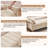 Lunara 66"W Upholstered Flip Top Teddy Storage Bench King Size with Gold Legs,Curverd Armrest and 2 Pillows -1320527178-1311331139