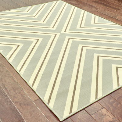 Brookes Geometric Indoor / Outdoor Rug