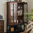 French style retro solid wood bookcase