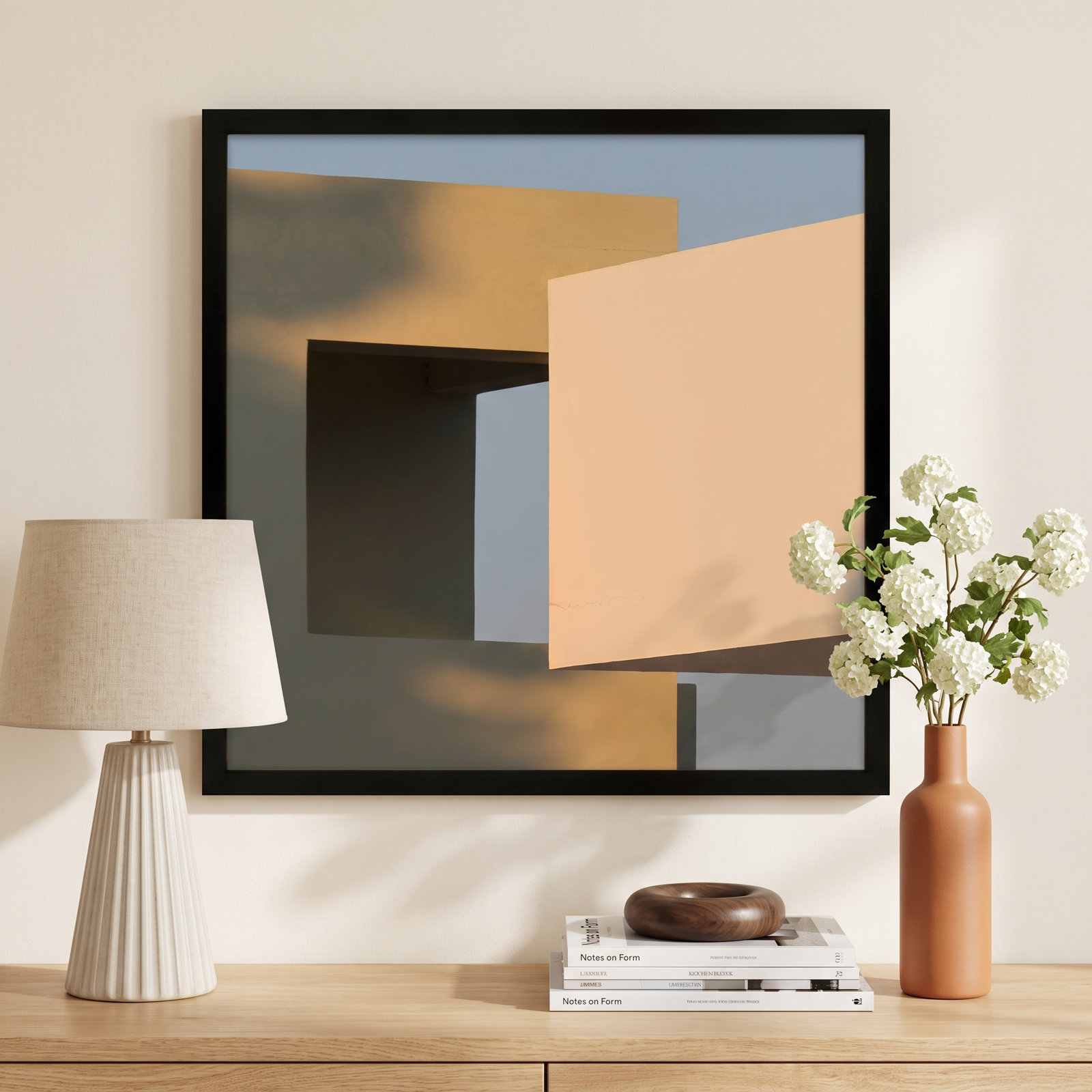 In the Shade Print by Svetlana Smirnova, 16" H x 16" W, Black