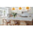15ft 1-Light Boho Pendant Light Natural Rattan Single Light with Hemp Rope Switch  for Farmhouse Living Room