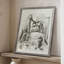 A Gentleman VI, reproduction encadrée - bois massif-1936305962