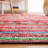 Nidhi Rag Rug Hand Woven Cotton Abstract Rug-931376065