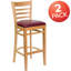 Tabouret de bar en bois à dossier vertical Prompton-535825799-535825795