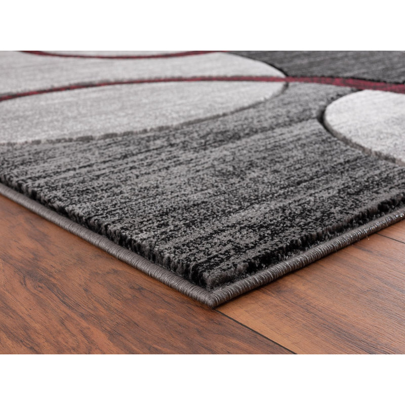 Adonia Abstract Indoor Rug, Rectangle 3'9" x 5'9"