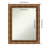 Manhattan Bronze Wood Bathroom Vanity Non-Beveled Wall Mirror-1510159848