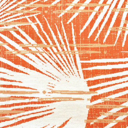 Taie d'oreiller carrée Loulu, Orange Loulu