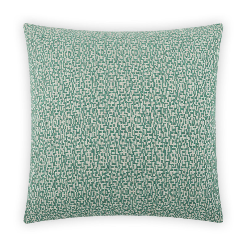 Code Pillow Cover & Insert, Malachite, Square 24"