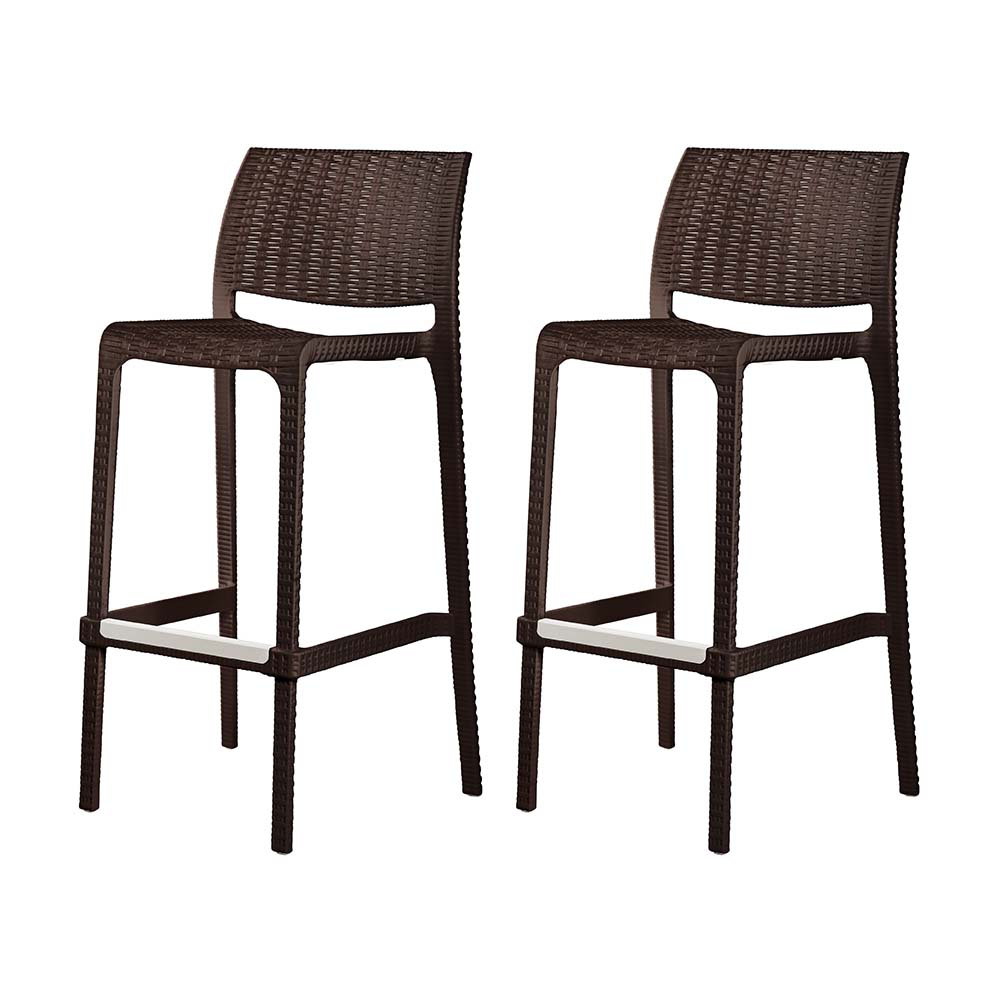 Nenko Resin Bar Stool (Set of 2) Winston Porter