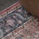 Sarok Ogee Medallion Machine-Washable Red/Blue/Brown Rug