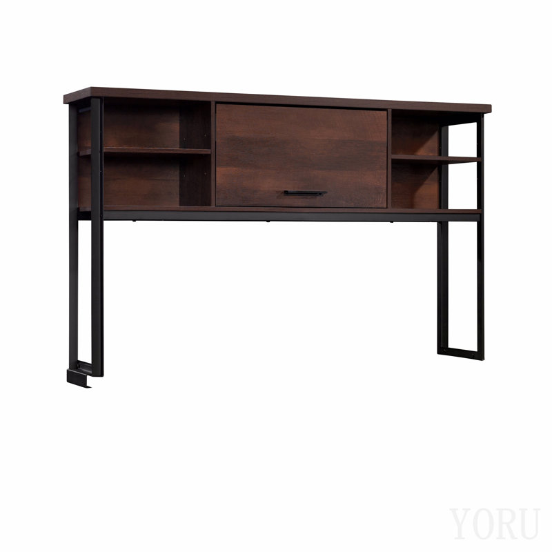 Huche avec porte barrister, finition brune