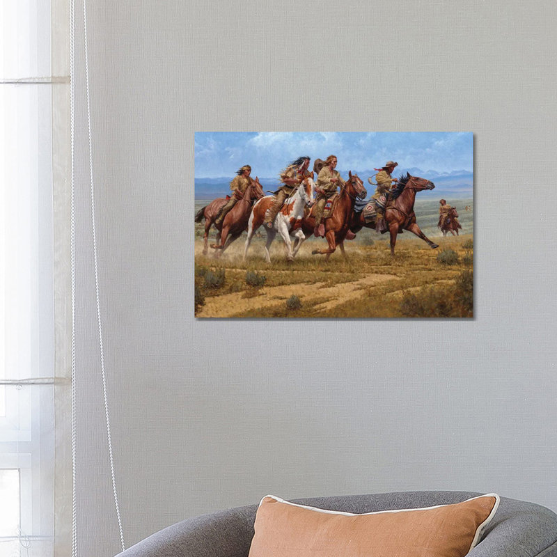 The Race At Rendezvous by Joe Velazquez - Wrapped Canvas Print, 66.04 cm H x 45.72 cm W x 3.175 cm D