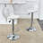 Modern Minimalist Bar Chairs And Bar Stools. Can Rotate 360 ° And Adjust Lifting. PET Backrest And PU Seats. Set Of 2. Suitable For Bars, And Front Desk Cashiers.-659647493