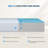 12" Medium Gel Memory Foam Mattress-479946465