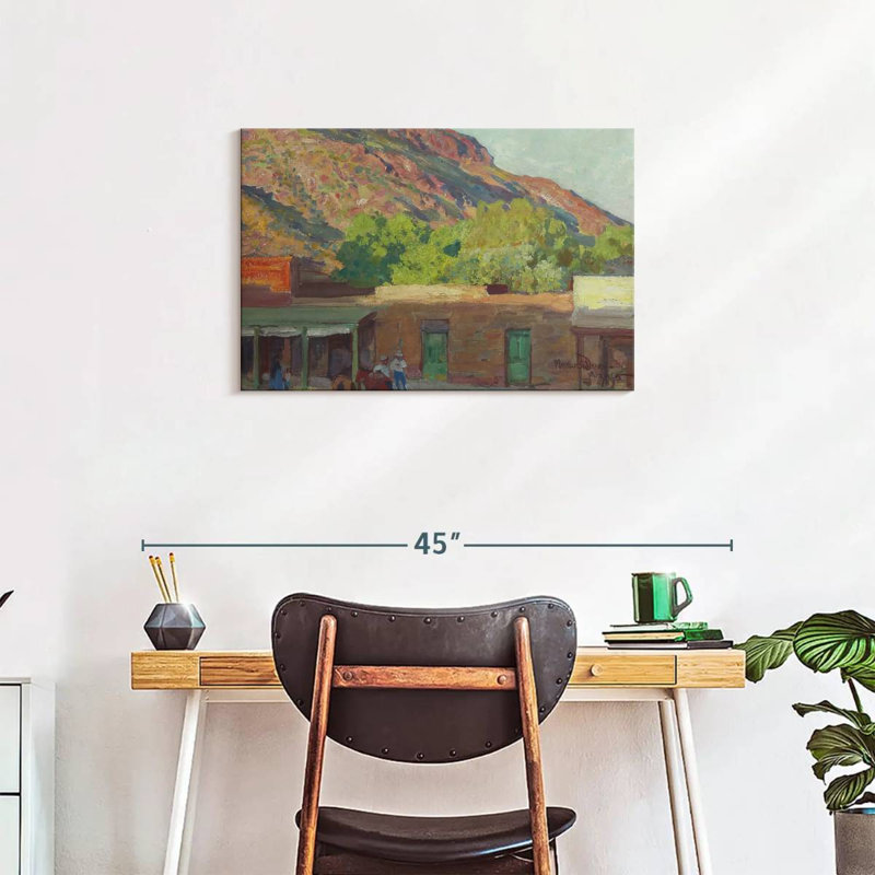 Lelar Adobe Town 1915, 20" H x 30" W