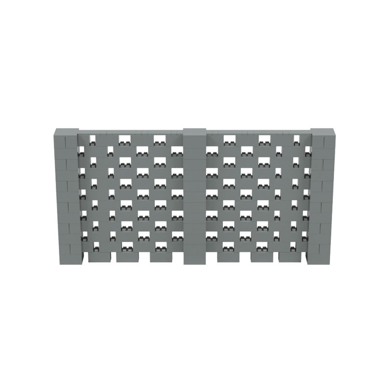 Ensemble mural Everblock, Bleu clair, H 72 po x l 144 po x P 12 po