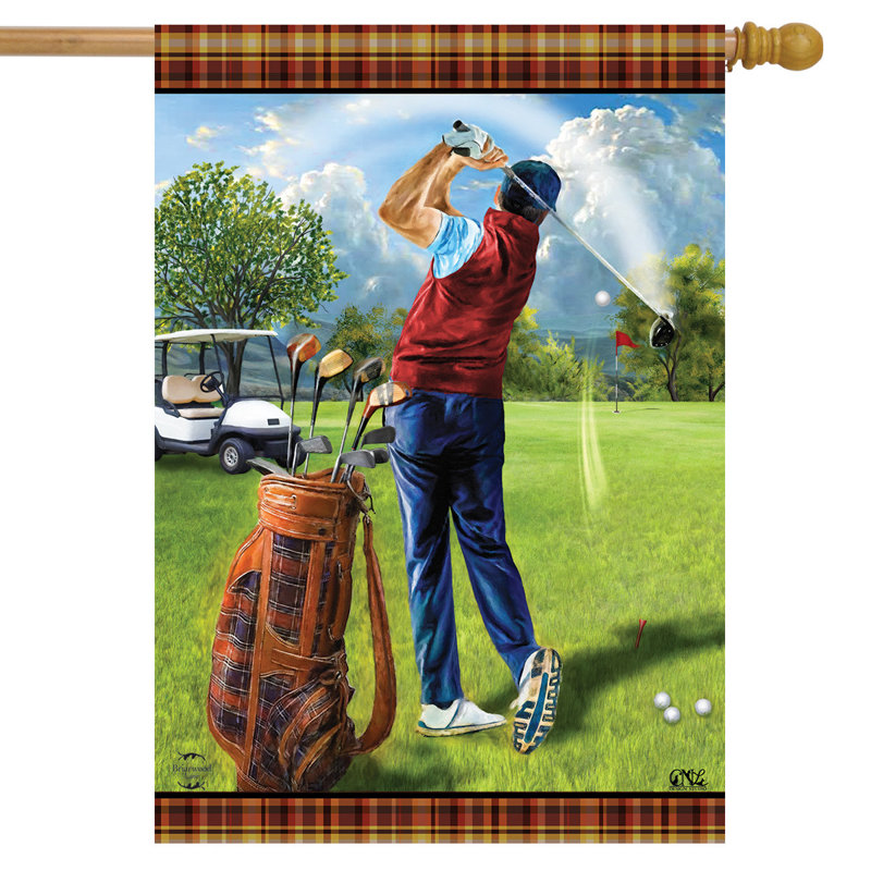 Golf Day House Flag