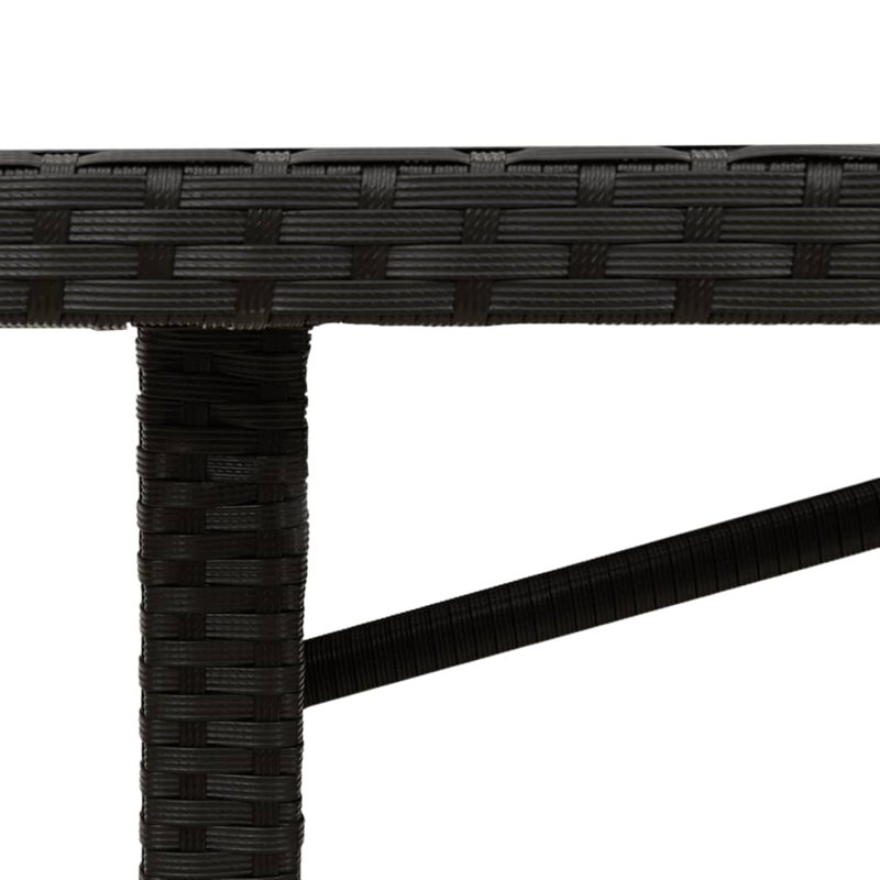Rectangular 190cm L Outdoor, Black