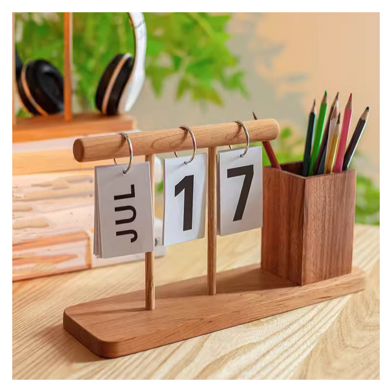 Organisateur de bureau en bois Marjoree