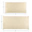 Tapis de salle de bain Lavish Home - Ensemble de tapis de bain gaufré 2 pièces pour décoration de salle de bain Boho - Tapis antidérapants pour douche, baignoire ou meuble-lavabo - Tapis de bain lavables à la machine-1306599998