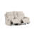 Galya Light Gray Chenille Motion Loveseat W/Console
